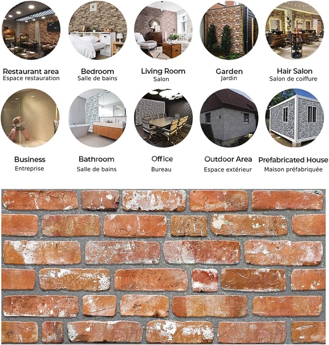 Dundee Deco 3D Wall Panels Faux Brick - Image 6