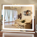 ROLOVE 23x18 Inch Lighted Vanity Mirror, 3-Color Dimmable LED & Touch Control by ROLOVE