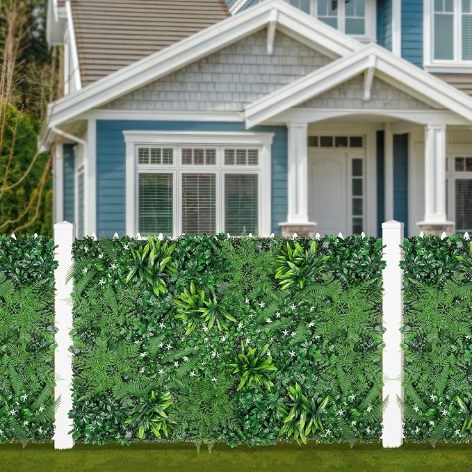 Grooy Grass Wall, Artificial Boxwood Panels 40"x120", Privacy Hedge Fence Screen - Image 7