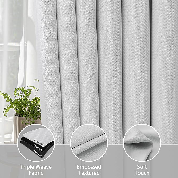FMFUNCTEX 100% Blackout Curtains - Image 5