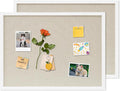 DAHAPYBOO Cork Board with Linen White 2Pack, Bulletin Board 23"x17" Hanging by DAHAPYBOO