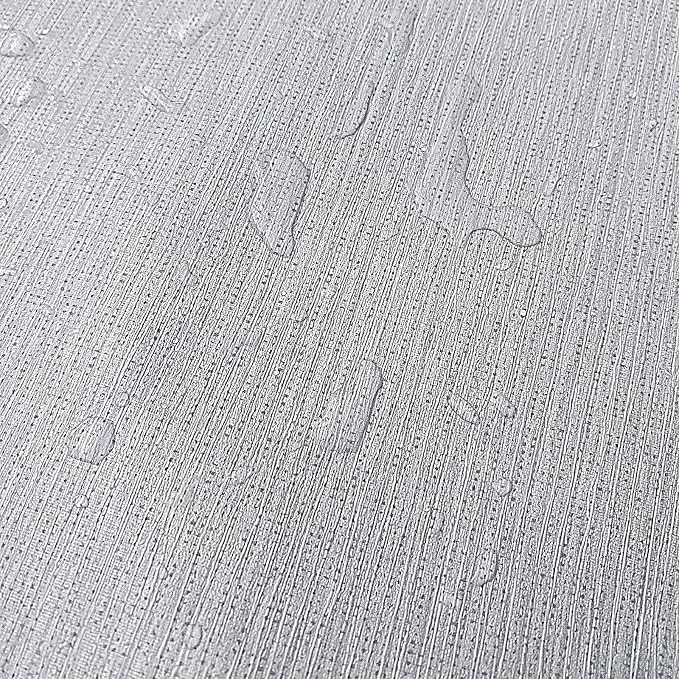 Grasscloth Peel and Stick Wallpaper Textured Gray Fabric Wallpaper Faux Linen - Image 4