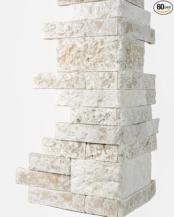 AirStone Corner/Finished End Stones: Birch Bluff Color Blend, Manufactured by AirStone