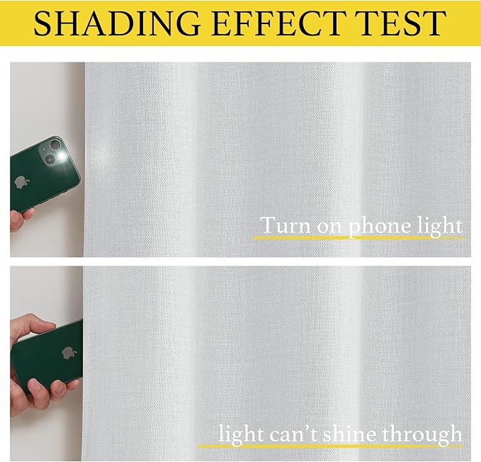 NICETOWN Farmhouse Blackout Small Curtains - Image 2