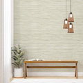 Simon&Siff Cream Textured Grasscloth Peel and Stick Wallpaper 17.7"x197" by SimonSiff