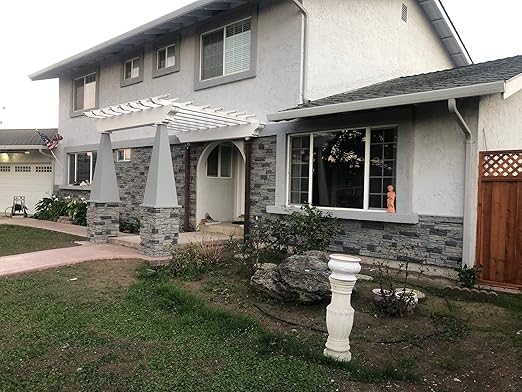 GenStone Faux Stacked Stone Panel 41" x 11.25" in Northern Slate Color - Image 4