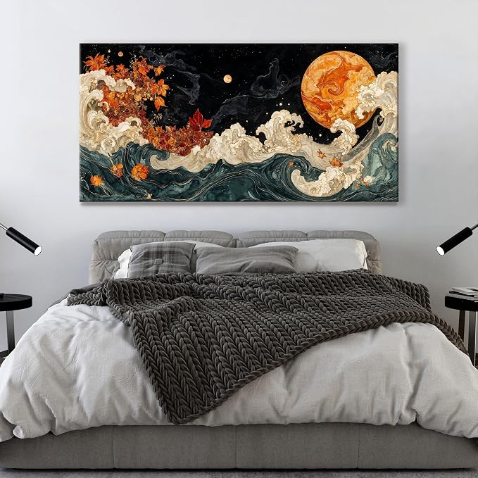 Large Wall Art For Living Room Boho Abstract Modern Wall Artwork Prints - Image 4