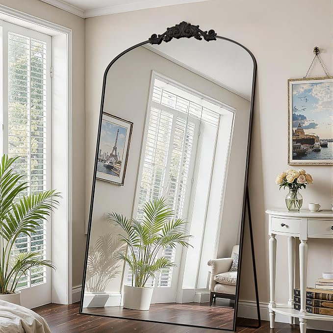 Antok Arched Full Length Mirror, Full Body Mirrors - Image 2