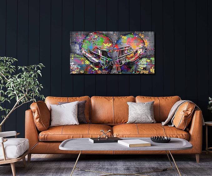 SIXTTART Graffiti Rugby Sports Posters Canvas Wall-Art - Image 8