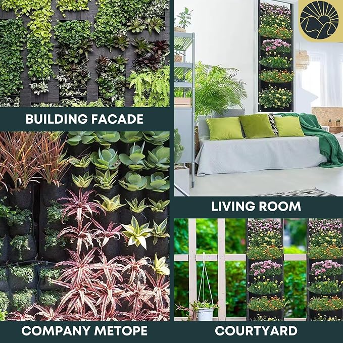 SunVara Fence Planters Wall Planters - Image 6