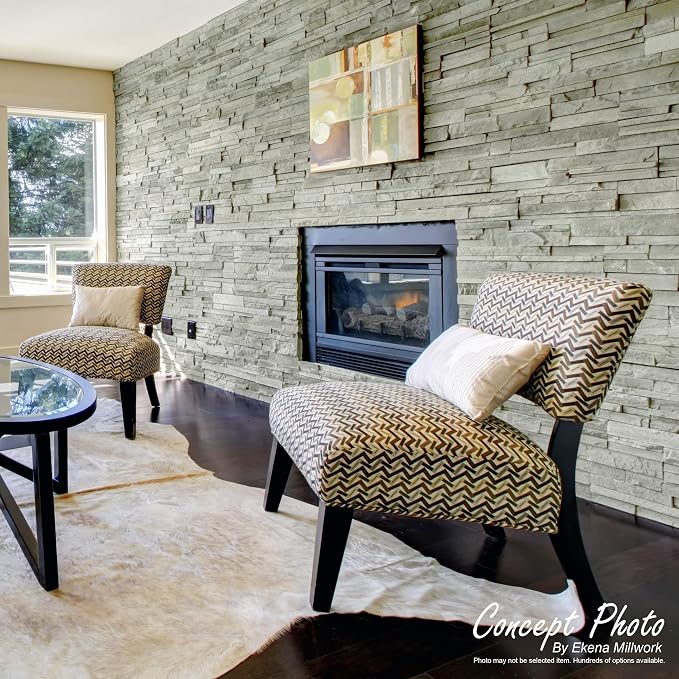 Ekena Millwork 48 5/8"W x 24 3/4"H x 1 1/4"D Cascade Stacked Stone, StoneWall - Image 14