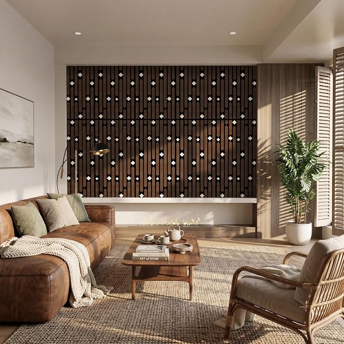 PVC Acoustic Wall Panels, Geometric Sound-Reducing Panels - Image 4
