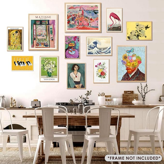 LANCHI95 12 Pcs Eclectic Wall Decor, Eclectic Home Decor, Maximalist Decor - Image 3