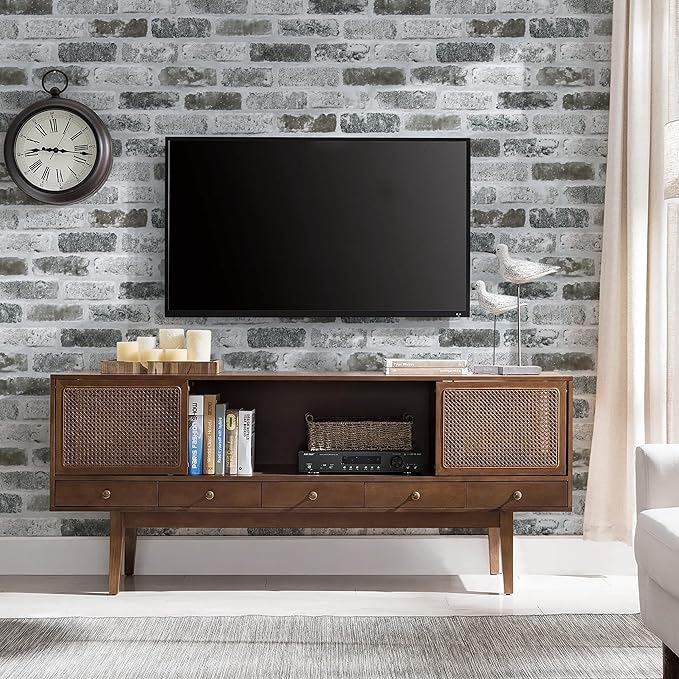 Guvana 17.3"×787" Brick Peel and Stick Wallpaper Grey Brick Contact Paper Self - Image 2