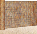 Barydat 1 Pcs 4 x 10 ft Reed Fence Roll, 85% Shade Bamboo Privacy Screen by home