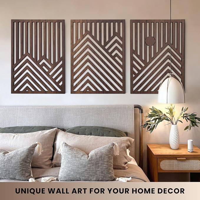 qmmp Modern Wooden Wall Sculptures - Image 2
