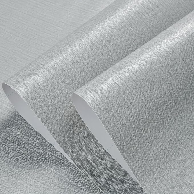 Haimin Grasscloth Wallpaper Peel and Stick 20.9in X 393in Fabric Contact Paper - Image 7