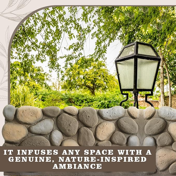 1 Pack PU Faux Stone Panel 47"w x 23.23"h x 2"d Stone Veneer - Image 6