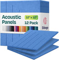 Acoustic Panels 12-Pack Soundproof Wall Panels 12"x12"x0.4" Decorative Sound by EkkogoAcousticPanels