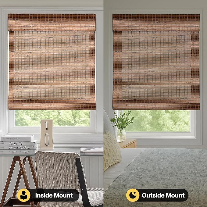 LazBlinds Cordless Bamboo Roman Shades - Image 4
