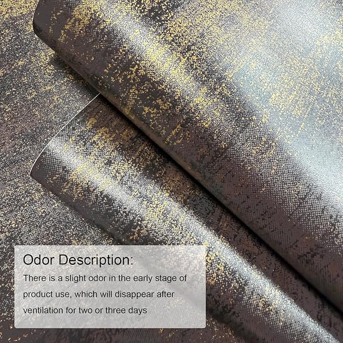 JiffDiff Vintage Metallic Peel and Stick Wallpaper Self Adhesive Industrial - Image 5
