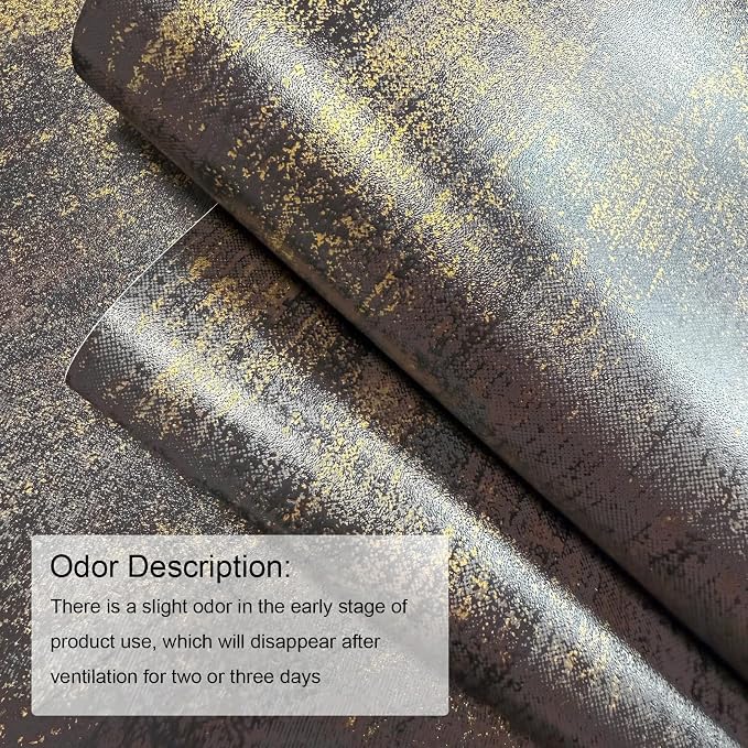 JiffDiff Vintage Metallic Peel and Stick Wallpaper Self Adhesive Industrial - Image 6