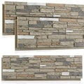 3 Pack Faux Stone Panels Interior 45.6''l x 11.8''h x 0.98''d Faux Siding by Unknown