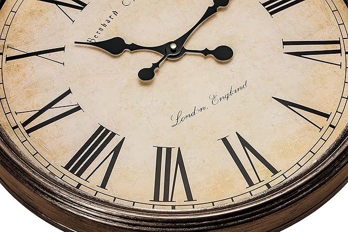 Bernhard Products Large Decorative Wall Clock 20 Inch Silent Non Ticking - Image 3