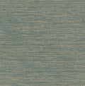 RoomMates Teal Dimensional Grasscloth Peel and Stick Wallpaper, RMK12684PLW by RoomMates