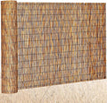 Barydat 1 Pcs 4 x 16.4 ft Reed Fence Roll, 85% Shade Bamboo Privacy Screen by home