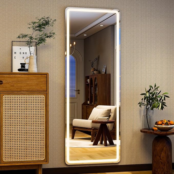 Full Length Mirror with LED Lights, LED Mirrors Full Length Floor Mirror Full - Image 3