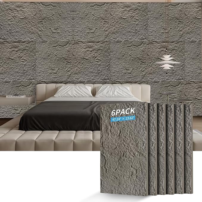 3D Faux Stone Wall Panels, Lightweight & Waterproof Accent Marble Stone Skin - Image 5