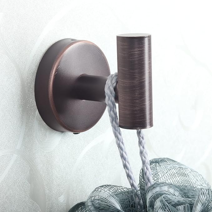 8 Pcs Bathroom Robe Towel Hooks Coat Wall Hook Stainless Steel Heavy Duty Door - Image 3