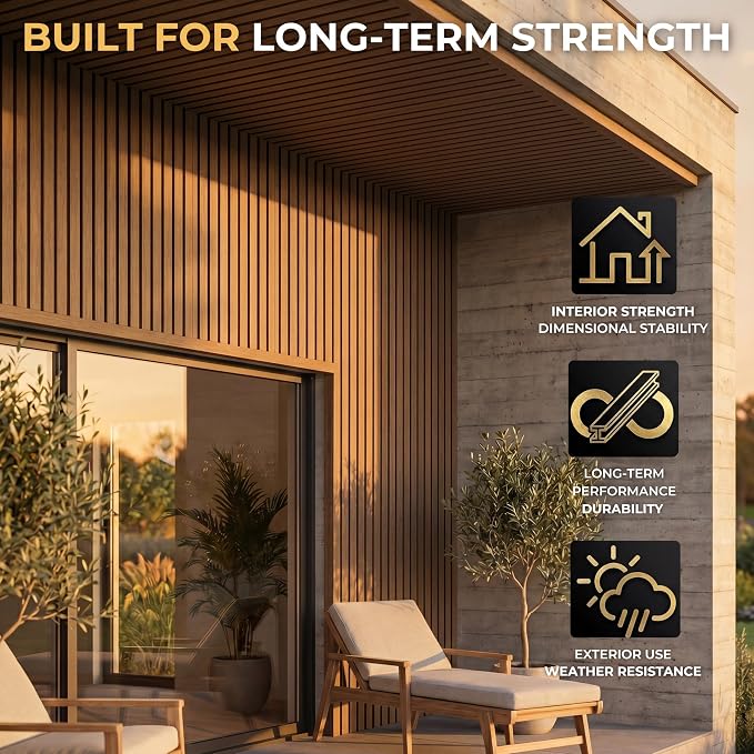 From Plain to Beautiful in Hours WPC Exterior Wall Slat Panels Waterproof - Image 6