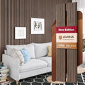 Avana Acoustic Wood Wall Panels – 93.2x11.25 Inch Panels – Fits 94x12 Layout – by AvanaHome