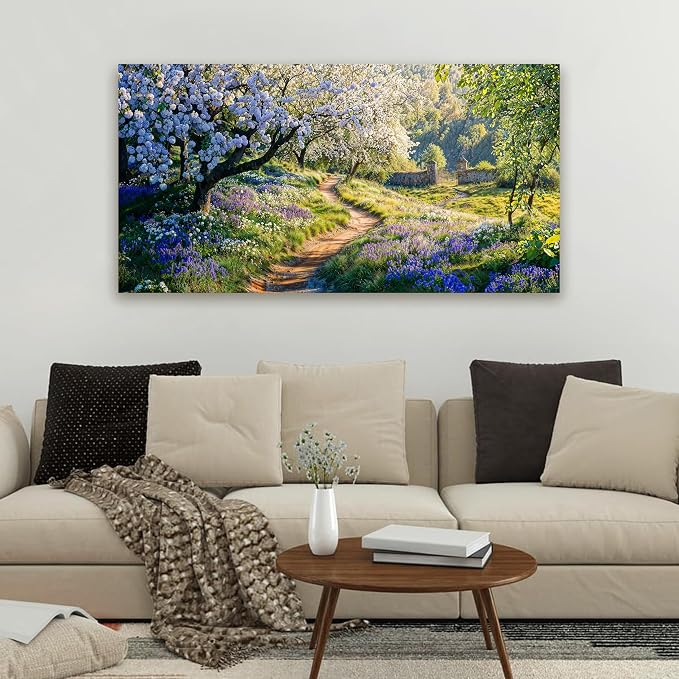 Canvas Wall Art Decor Modern Green Wall Art - Image 5