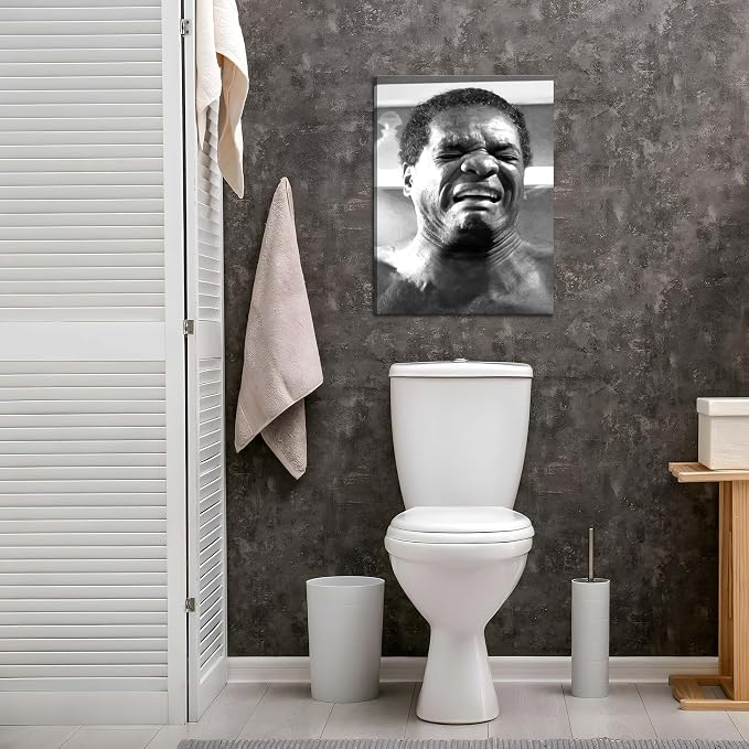 Framed Funny Bathroom Canvas Wall Art Set of 2 - Image 6