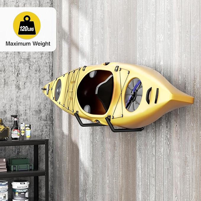 niffgaff Heavy Duty Garage Storage Hooks - 120 LB Capacity Wall Mounted Rack - Image 6