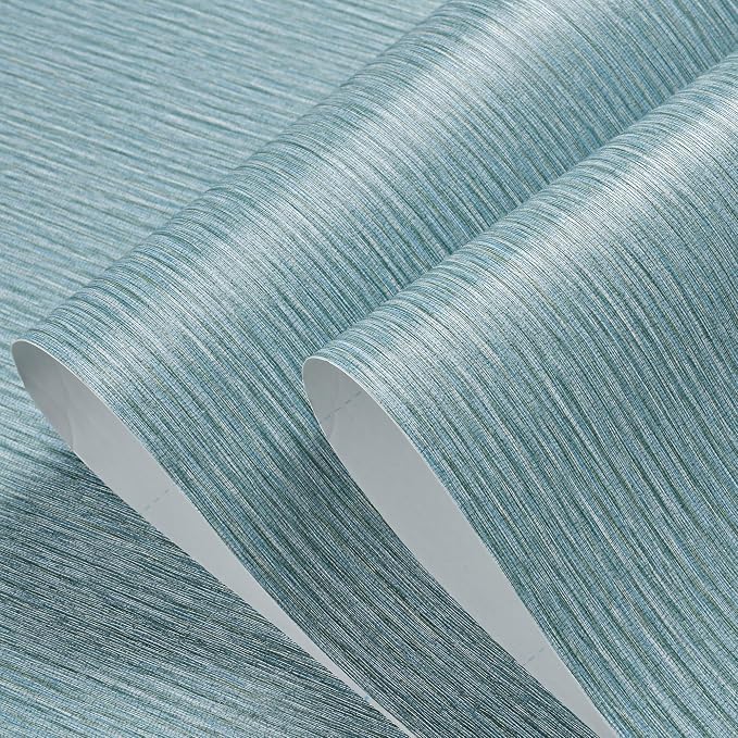 Haimin Grasscloth Wallpaper Peel and Stick 20.9in X 393in Fabric Contact Paper - Image 6