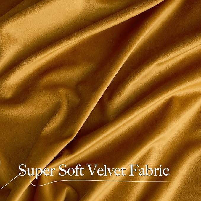 NICETOWN 96 inch Warm Velvet Blackout Curtains - Image 7