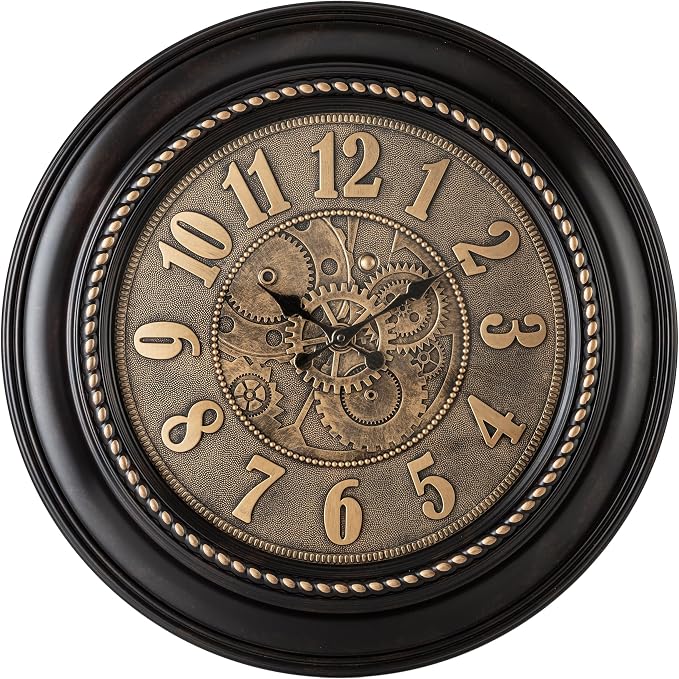 Pacific Bay Rodalben Giant Decorative Light-Weight 24-inch Wall Clock Silent - Image 5