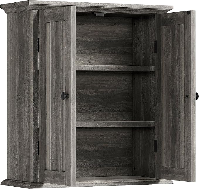 ChooChoo Bathroom Wall Cabinet, Over The Toilet Space Saver Storage Cabinet - Image 7