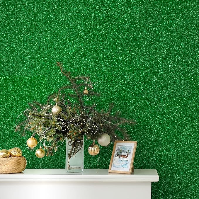 CHIHUT Sparkly Glitter Wallpaper Stick and Peel - Image 3