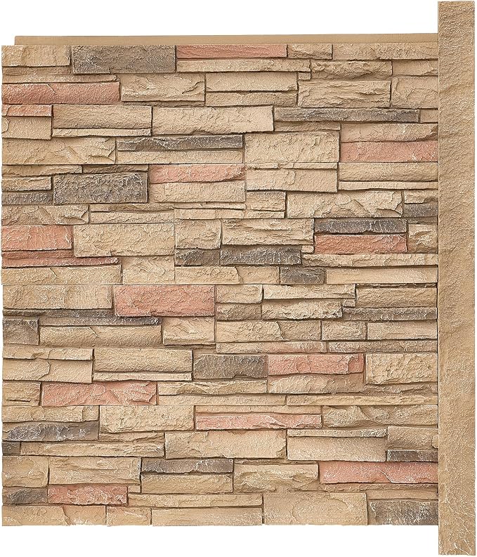 Faux Stone Wall Trim Artisan Hand Painted Decorative Molding - Image 4