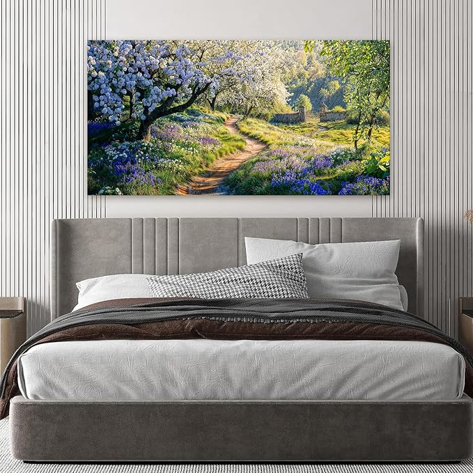 Canvas Wall Art Decor Modern Green Wall Art - Image 4