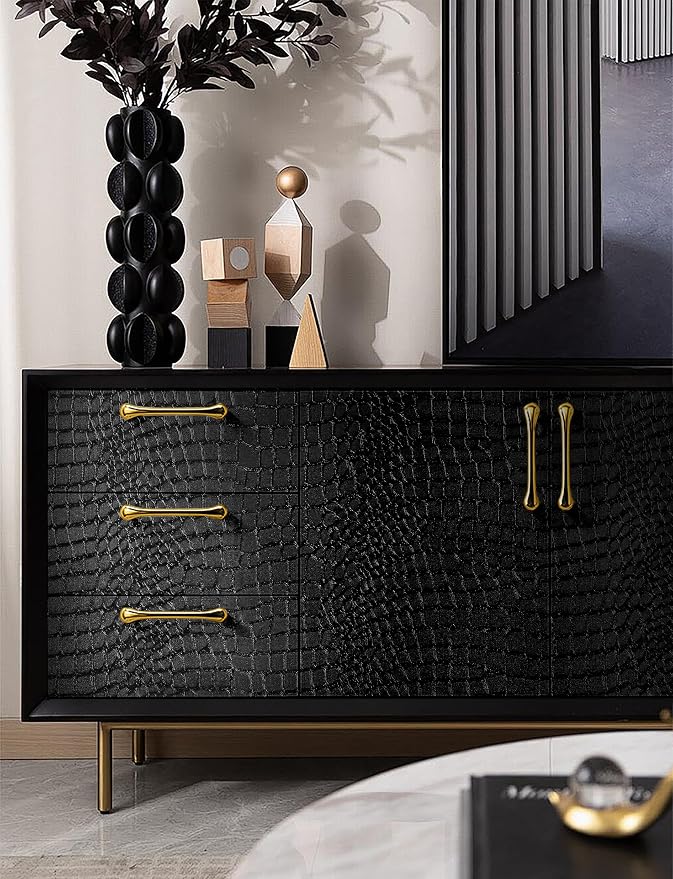 Peel and Stick Wallpaper Black Crocodile Wall Paper Modern Textured - Image 5