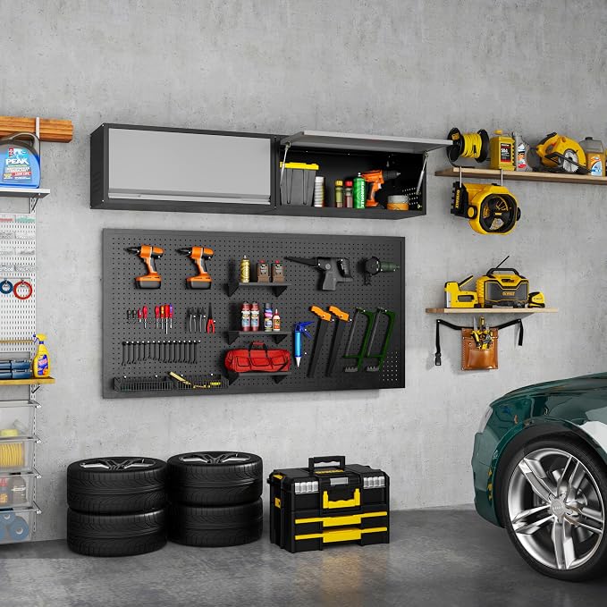 Metal Garage Wall Cabinet, Floating Garage Tool Cabinets - Image 8
