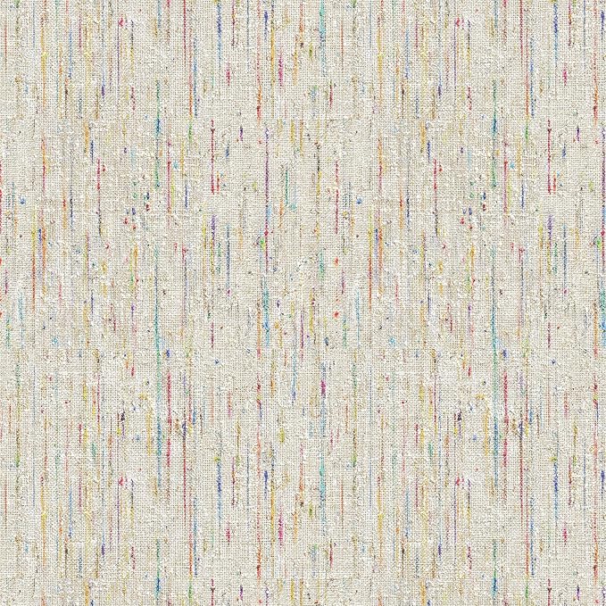 JiffDiff Woven Wallpaper Peel and Stick 17.3" x 120" Colorful Paint Grasscloth by wallpaper