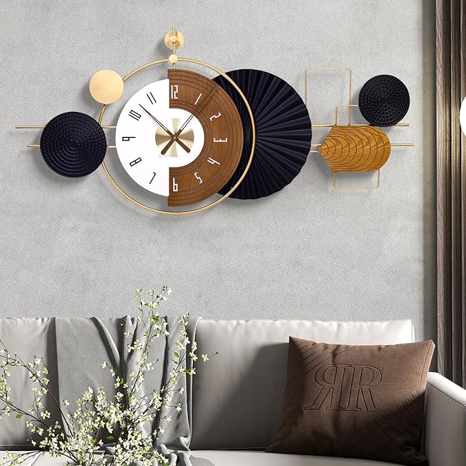 47X21.6inch Extra Large Wall Clock Battery Operated Decorative Modern Clocks by Wecreatemoderndesign
