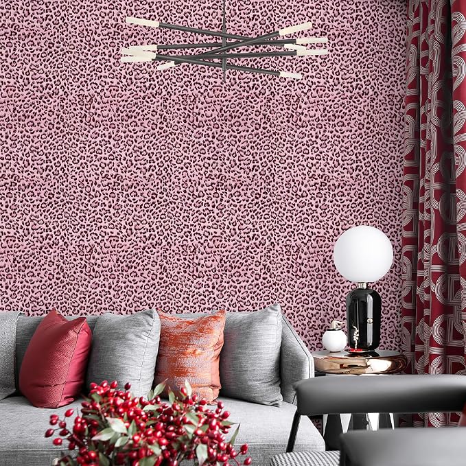 Leopard Print Peel and Stick Wallpaper, Waterproof Removable Self Adhesive - Image 6